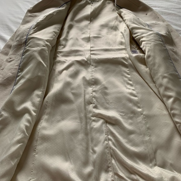 EUC! Banana Republic Cream Cotton Lady Coat - Picture 3 of 7